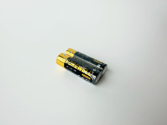 Two-cell thermoformed plastic battery pack