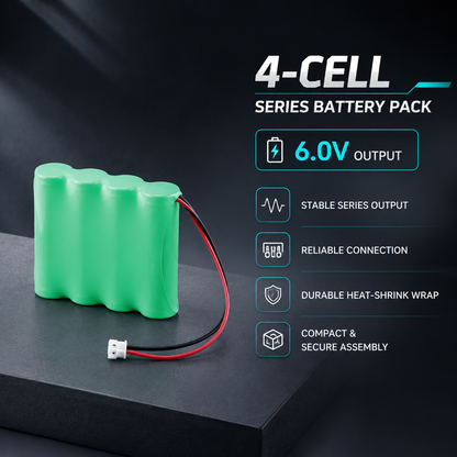 FOREWELL custom 4-cell 6V series battery pack