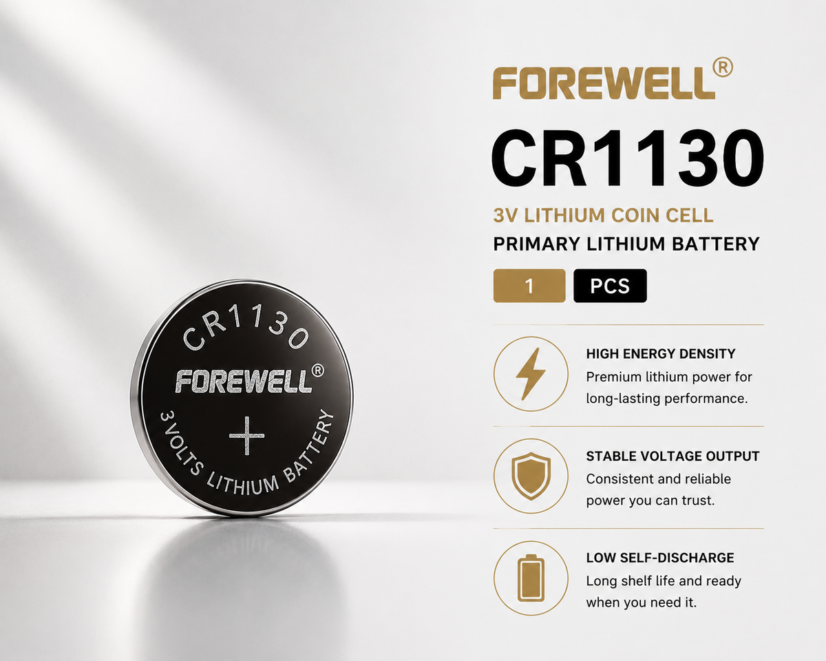 FOREWELL CR1130 3V lithium coin cell battery