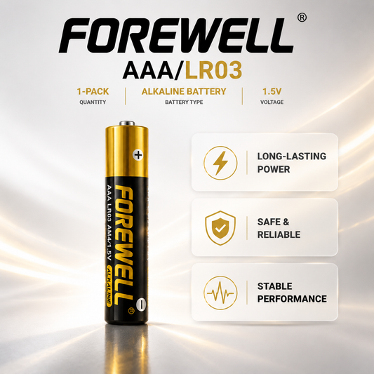 FOREWELL AAA LR03 1.5V alkaline battery