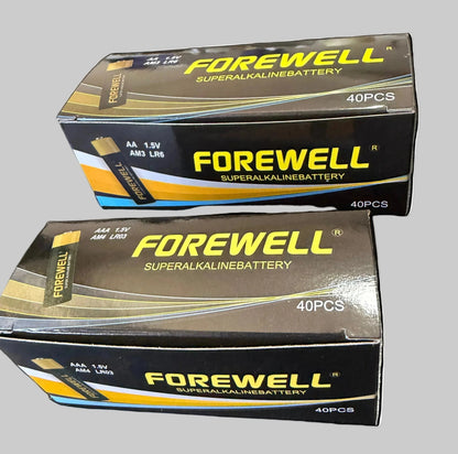 Custom 40-pack battery paper box for wholesale supply