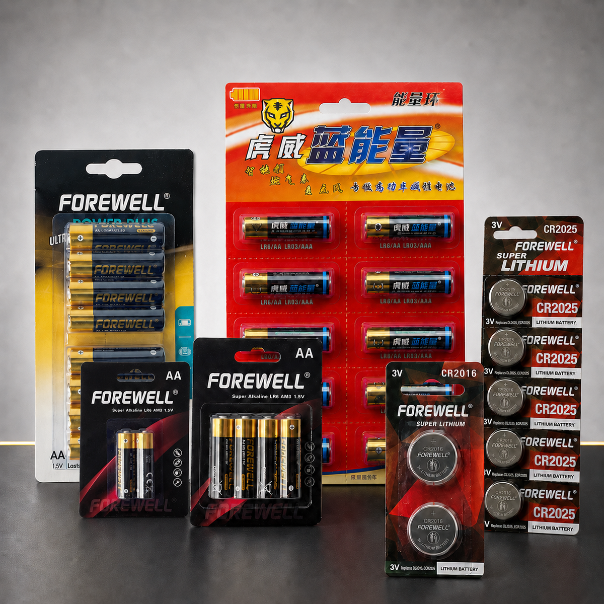 Custom battery blister card packaging options for alkaline and lithium batteries