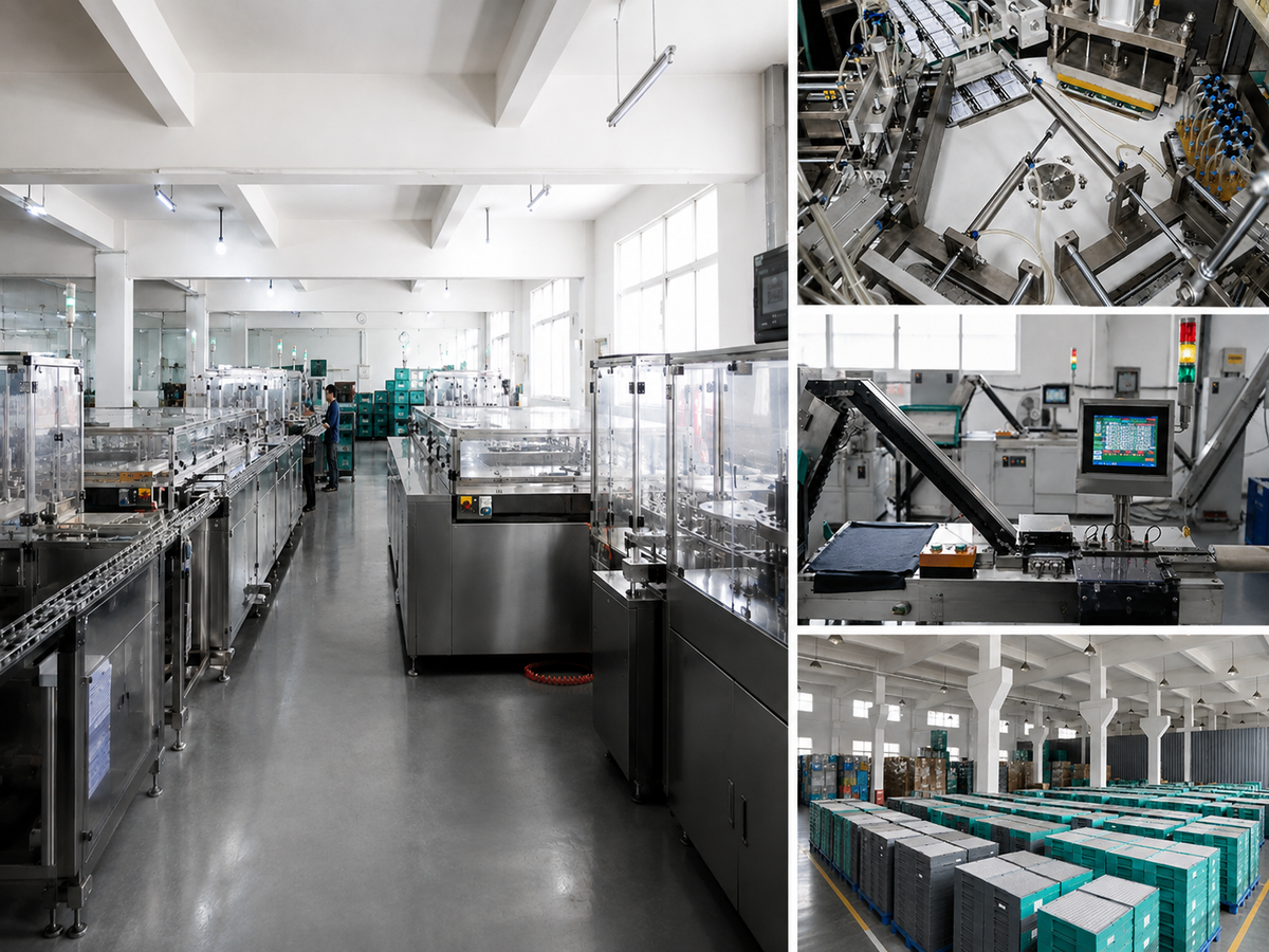Battery production equipment at FOREWELL manufacturing facility